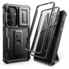 Etui 360 do Samsung Galaxy S26 Kevlar Cam+ Pancerne + Folia na Ekran Czarny Mat